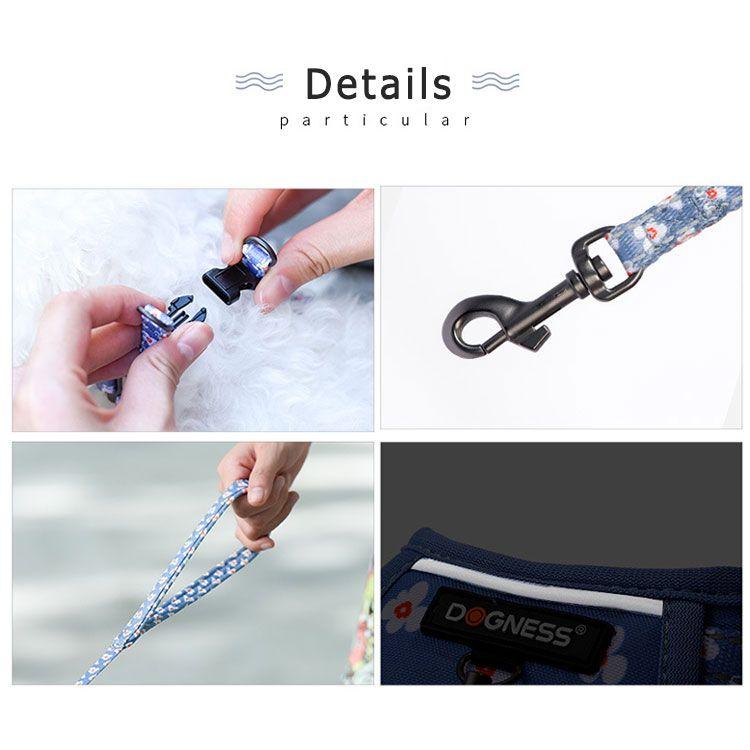新商品プロモーション,数量限定 ハーネス 小型犬 ハーネス リード 2点セット ペット用品 全9種 ハーネスフリーサーズ 体重5kg以内 リード152cm バックルで簡単着脱 歩行補ハーネス 小型犬