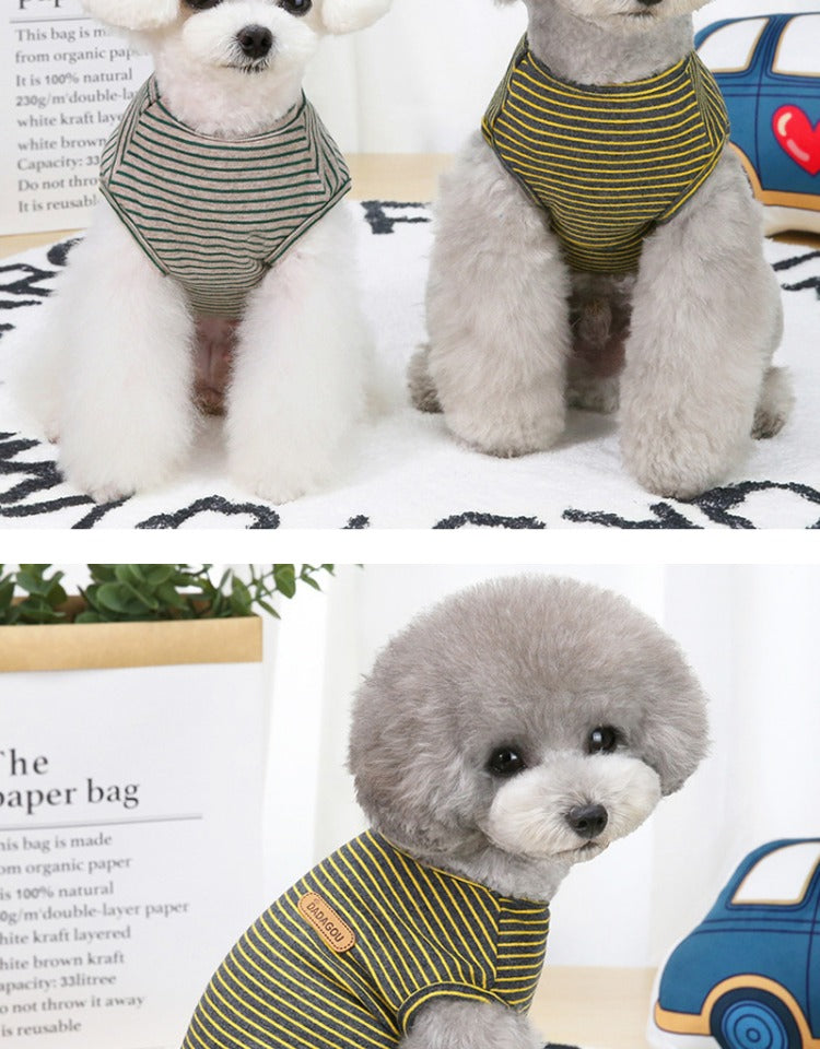 春夏新作 犬服 ペット服 犬 洋服 ペット 犬用品 小中型犬 ペット猫子犬犬服夏薄手部分小型犬ベスト春秋