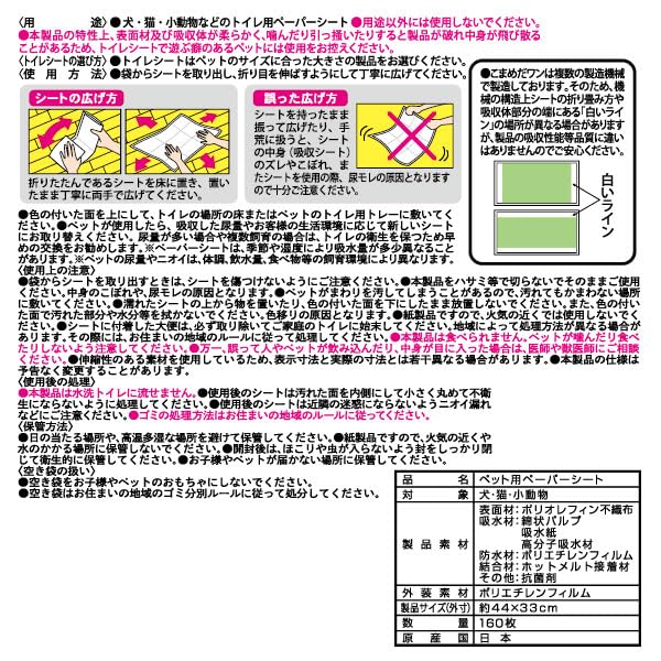 クリーンワン こまめだワン レギュラー160枚