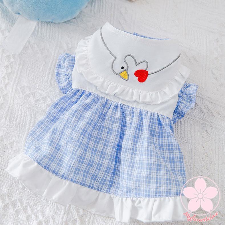 超目玉新品 ペット服 安い 犬 春 夏 涼しいフリル ドレス ワンピース かわいい 可愛い ハイブランド 猫 ドッグウェア