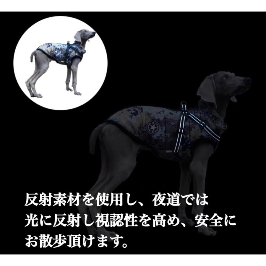 おしゃれ 秋冬 服 犬 ダウンハーネス付 犬服 ダウンジャケット 冬用 着せやすい ダウン 撥水加工 冬 小型犬 中型犬