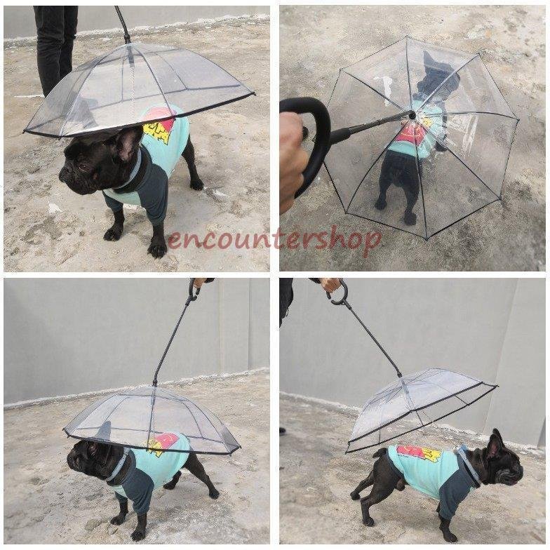 【輸送費無料】新型式 ペット用傘 散歩 犬 折りたたみ リードつき ペット 小型犬 中型犬 雨具 愛犬 かさ 雨