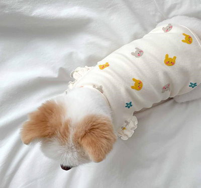 【新作犬猫服 登場】 犬服 ペット服 犬 洋服 春薄手猫小フライスリーブベスト犬二本足コート小 中型犬子犬猫秋ペット服