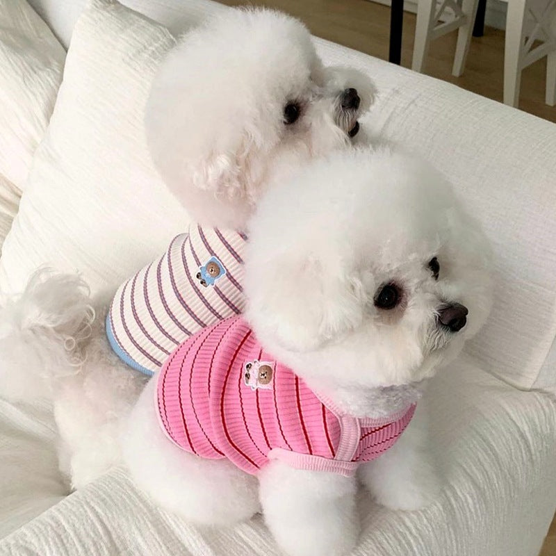 春夏新作 犬服 ペット服 犬 洋服 ペット 犬用品 小中型犬 夏薄型ペットベスト猫小型子犬犬服夏