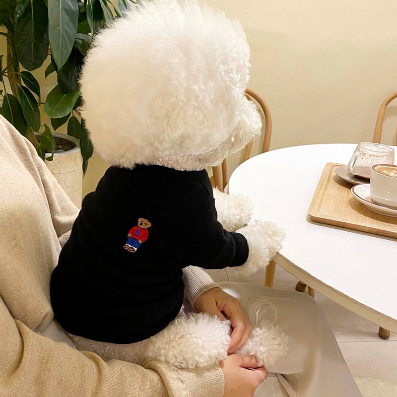 2025秋冬新作 犬服 ペット服 春と秋の犬服テディボーミペットのコキシナレビーベア秋 暖かい スウエット