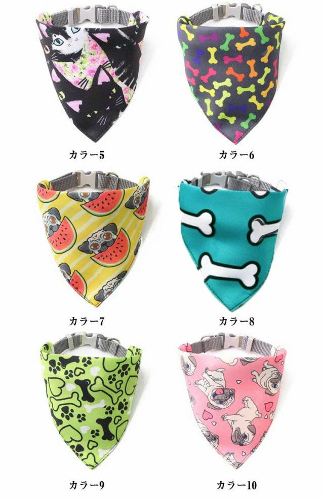 新作セール猫用 三角形 首輪 ペット用 犬用 よだれかけ スカーフ ドッグウェア ペット用品 エプロン かわいい おしゃれ 犬服 犬の服 調整可能 アクセサリー スタイ2025年