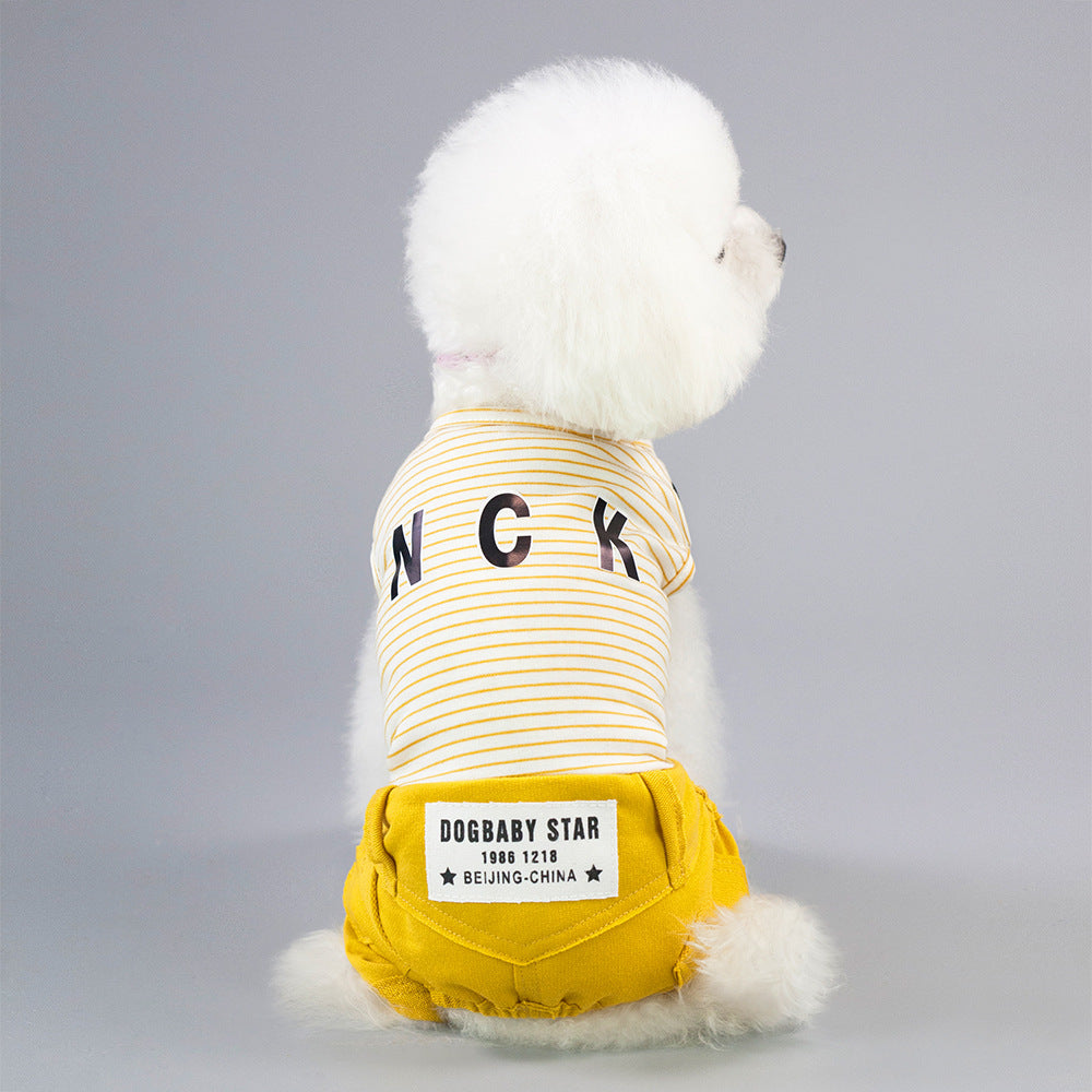 猫 犬 洋服 犬服 ペット服 大中小型犬 ペット用品 犬/猫用 犬の服 ペットウエア 小型犬 中型犬 通気 可愛い ドッグウェア トレーナー 犬 服 ワンピース サロペット ビションフリーゼ 犬猫服