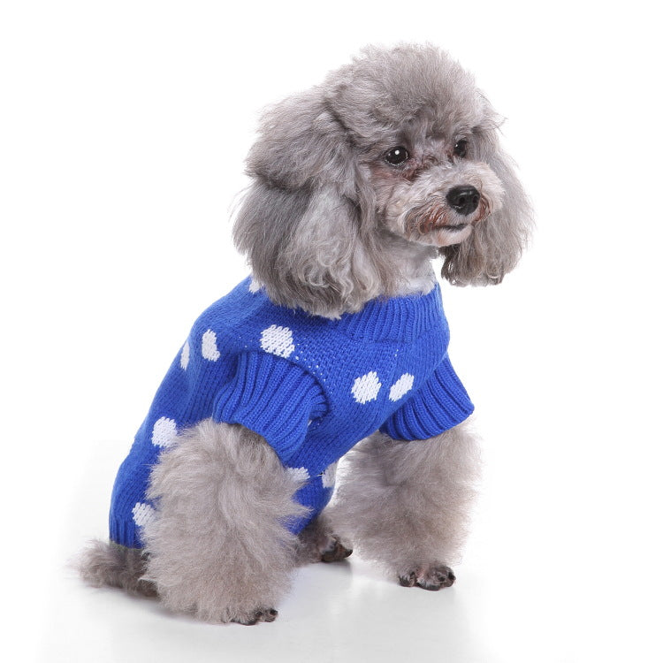 2023年新作入荷 ペット服 犬 服 Tシャツ ドッグウェア犬セーターペットクリスマスセーターニットハイネックペット服セーター犬セーター