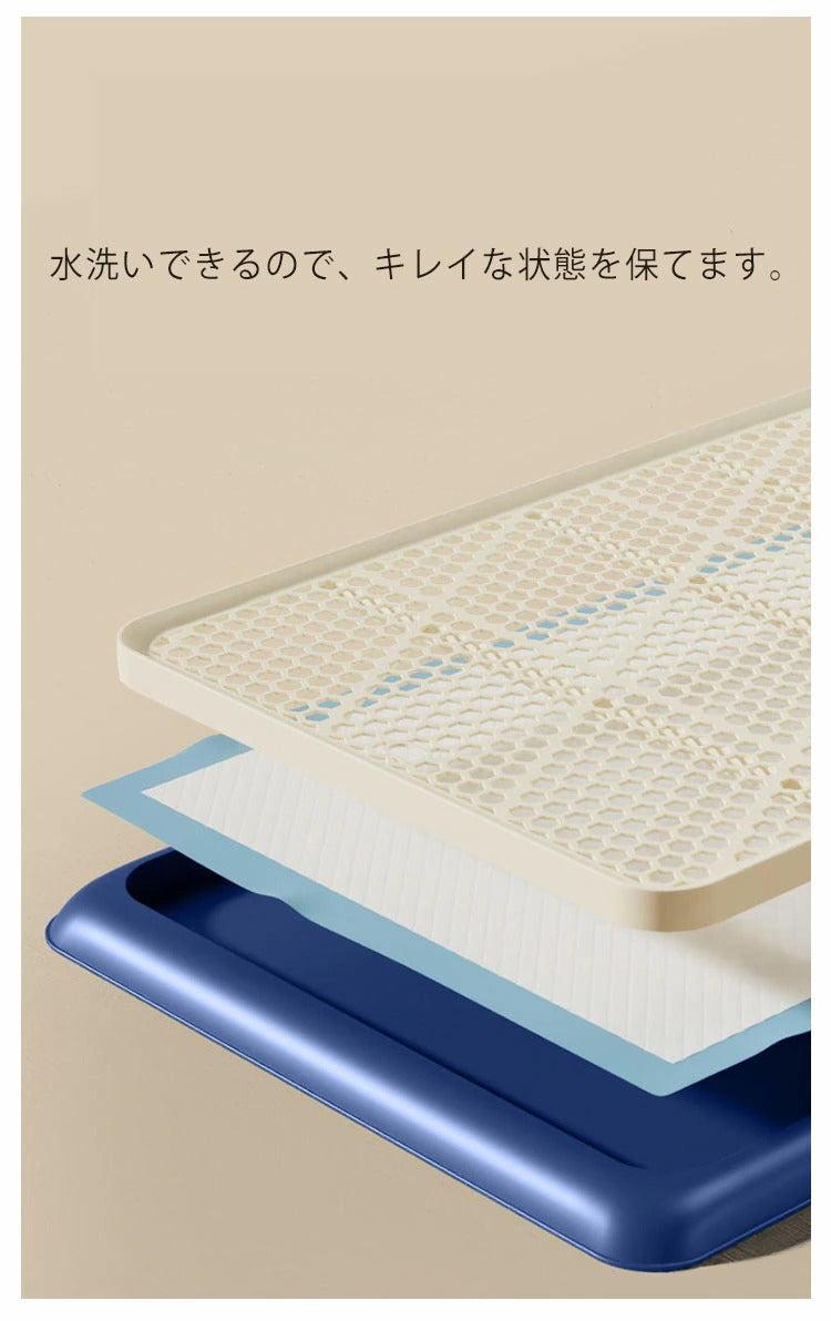 今月最大のプロモーション 迅速な配送 犬トイレトレー マーキングポール付き ペットトイレ ふち漏れ ペットトレー しつけ 犬 トレーニング トイレ 小型犬 子犬 シニア 高齢犬 トレーニング 汚れ