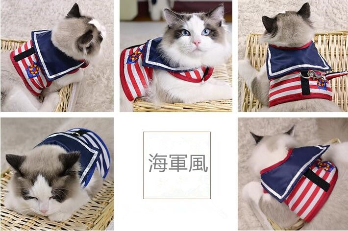 <a href="https://www.qoo10.jp/gmkt.inc/Search/brand.aspx?brandno=107992" target="_blank" class="title_brand" id="btn_brand" title="CPDDITS">CPDDITS</a>犬 猫 ハーネス リードセット ベスト ペット 胴輪 ふっくら生地 服 キャット ドッグ メッシュ