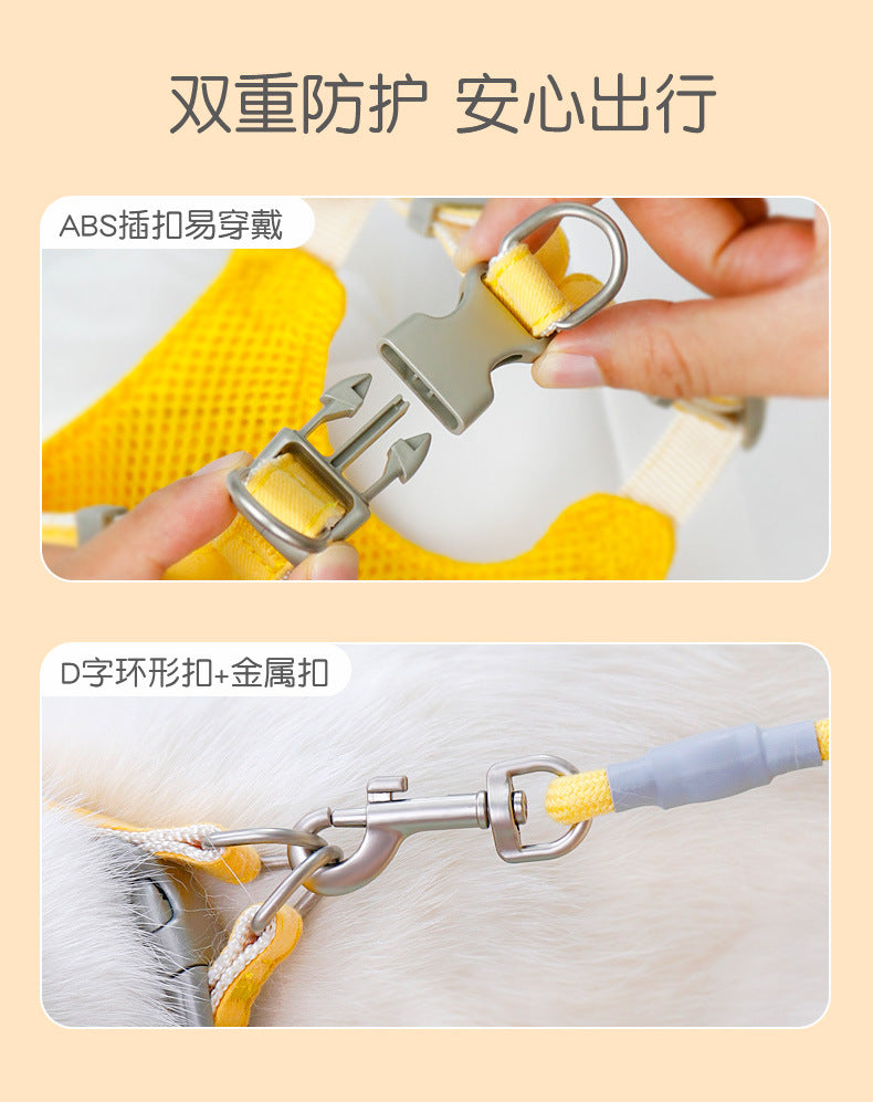 シンプル 犬用 ハーネス ペットハーネス お散歩 簡単装着 おしゃれ ネコ用ハーネス 67 ペット用品 ハーネスリードセット 胴輪 猫用 犬 2点セット お出かけ 小型犬 中型犬 犬用ハーネス リード