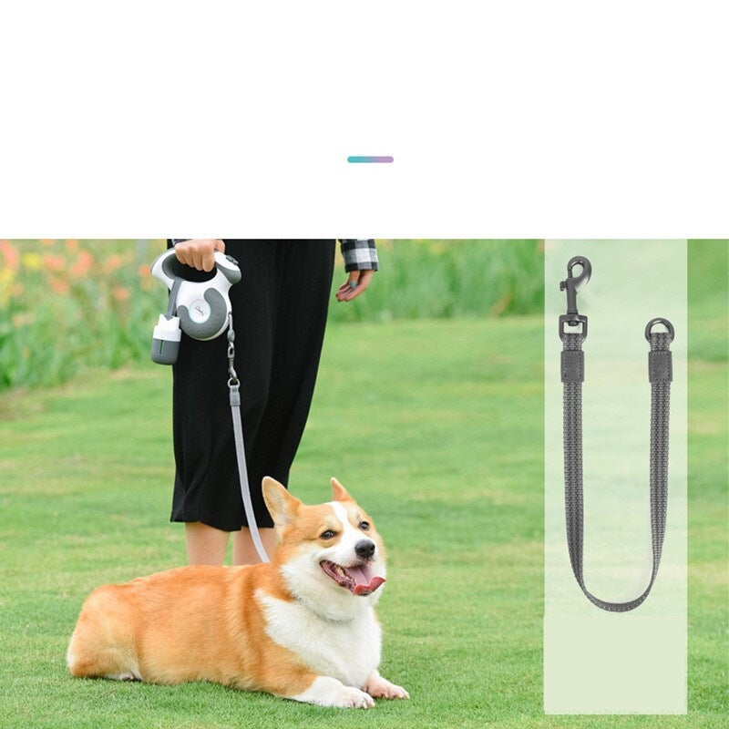 【散歩は凧揚げのように】 犬 伸縮リード 4.5m 耐噛ロープ 軽量 おしゃれ 上質 小/中型犬 人気 おすすめ かわいい 長い フック 犬用 メガ割