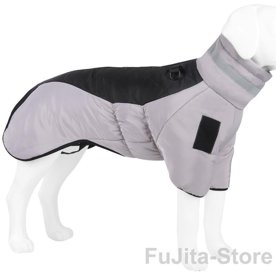 ペット服 犬服 ドッグウェア ダウンジャケット 大型犬防寒 秋冬 ワンちゃん服 大型犬 保温 防水 犬のコート 中綿ジャケット 裏起毛 二つ足 冬 暖かい服 愛犬用