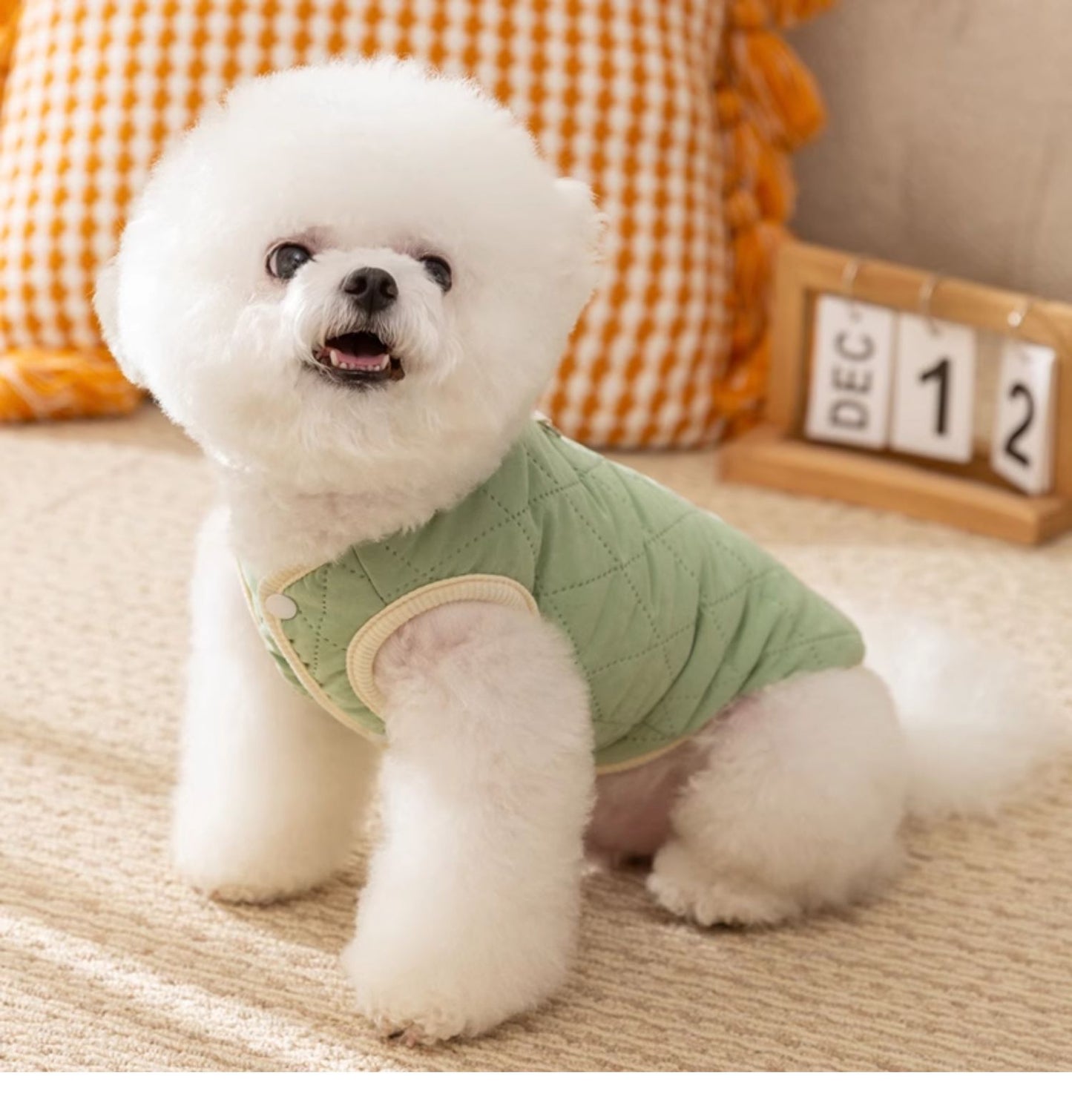 犬服 防寒着 ペット 厚手 無地 コットン 牽引可能 子犬用 猫 洋服 秋冬物
