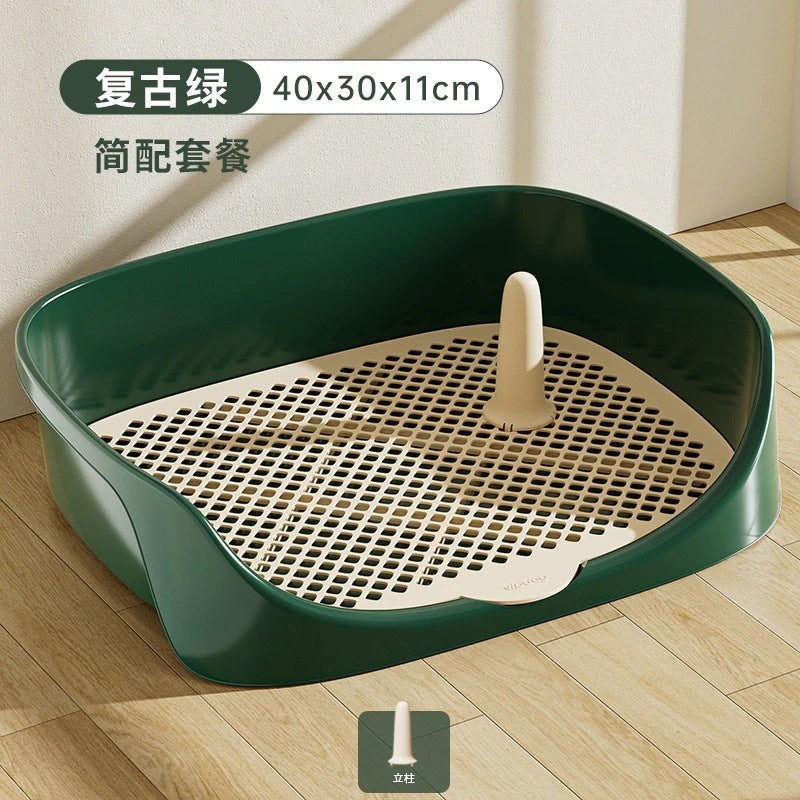 犬 トイレトレー 犬 トイレ ワイド 保護掃除が簡単 ペットトイレ トレーニングトイレ メッシュトレ メッシュトレー 犬トイレトレー 柱付き 訓練しやすい 飛び散