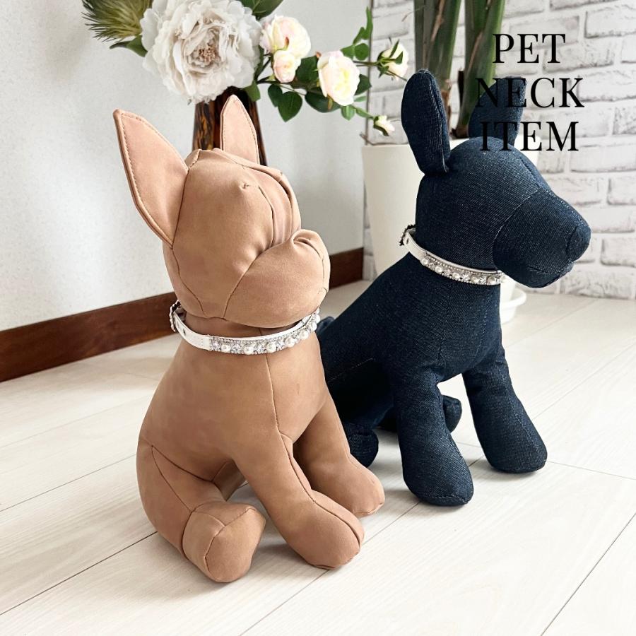 キラキラ pet Accessory ペットアクセサリー チョーカー おしゃれ首輪 neck 猫用首輪 パール 首輪 犬用首輪
