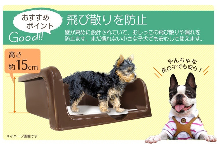 <a href="https://www.qoo10.jp/gmkt.inc/Search/brand.aspx?brandno=114450" target="_blank" class="title_brand" id="btn_brand" title="WEIMALL">WEIMALL</a>トレーニング ペットトイレ トイレ しつけ トレー お手入れ簡単 ステップ壁 飛び散り防止 メッシュ 足濡れ防止 犬トイレ ペットシーツ イタズラ防止 小型犬 中型犬 猫 うさぎ