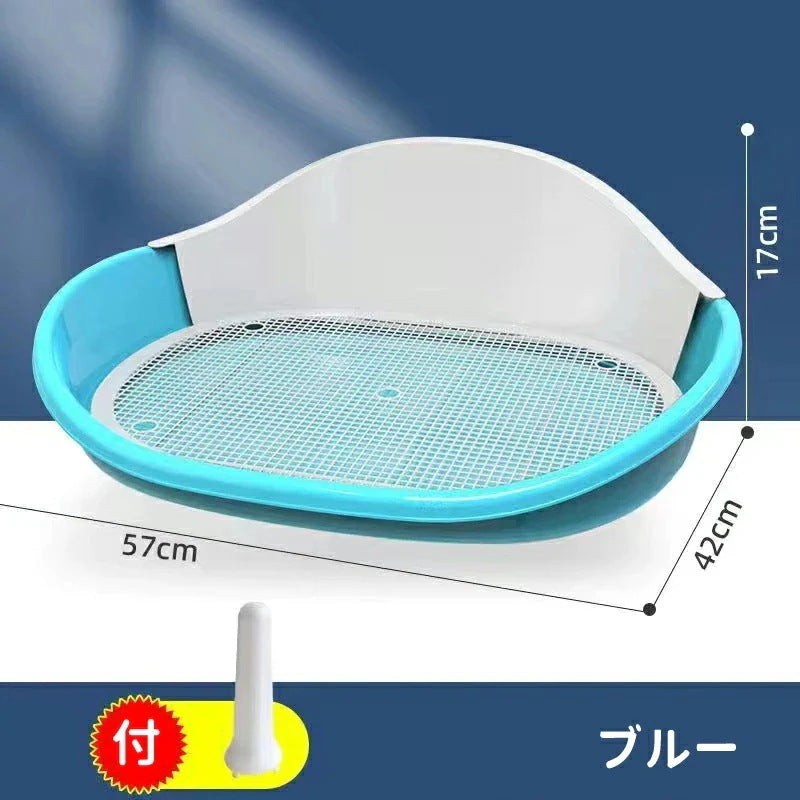 沸騰新柄追加 犬トイレ 犬 トイレ トレー 犬 ペットトイレ おしゃれ トイレトレーニング ペットトレー ワイド ペット用 フチもれ防止 いたずら防止 ふち漏れ フチ漏れ しつけ トイレトレー 幅57