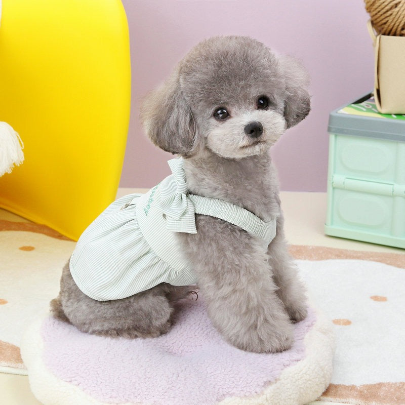 【新作犬猫服 登場】 犬服 ペット服 犬 洋服 新しい夏の韓国犬服スカートペット服