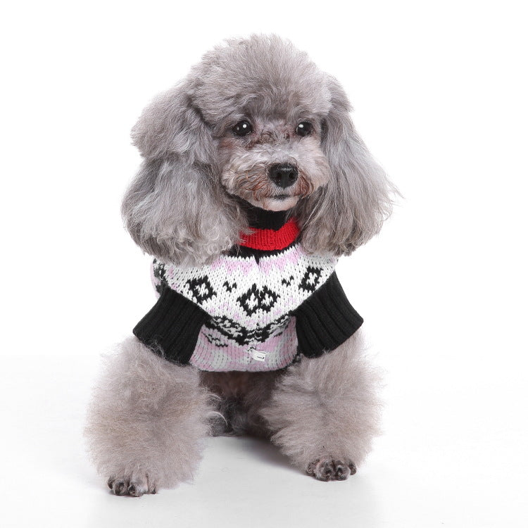 2023年新作入荷 ペット服 犬 服 Tシャツ ドッグウェア犬服クリスマス衣雪花セーターハロウィンペット服セーターヘラジカ衣犬セーター