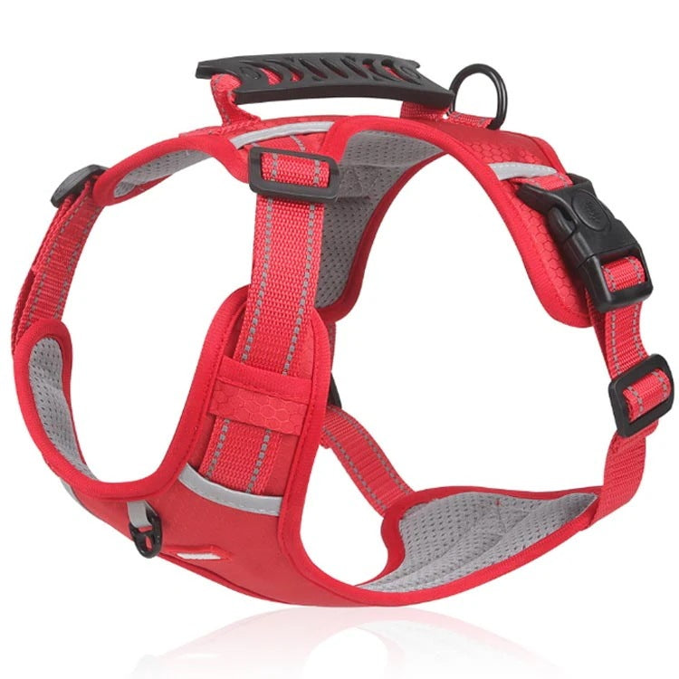 20%キャンペーン実施中!ハーネス 小型犬 犬用 ハーネスベルト 犬 ハーネス ハンドル付き 大型犬 中型犬 防衝撃 リード ドッグ用品 ペット 出かけ用 抜けない 散歩 カジュアル 簡単着脱 犬 ペ