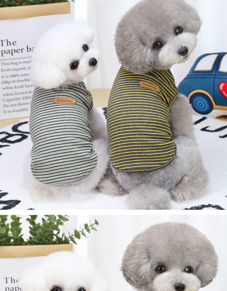 春夏新作 犬服 ペット服 犬 洋服 ペット 犬用品 小中型犬 ペット猫子犬犬服夏薄手部分小型犬ベスト春秋