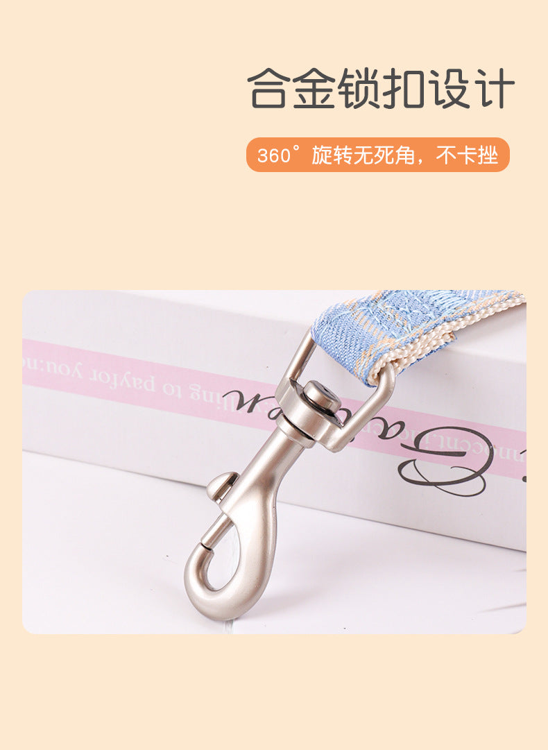 ペット リード 犬 猫 洋服 jk ベストタイプ リード 洋服 テディベア お出かけ チェストストラップ 犬 リード グッズ r n r n