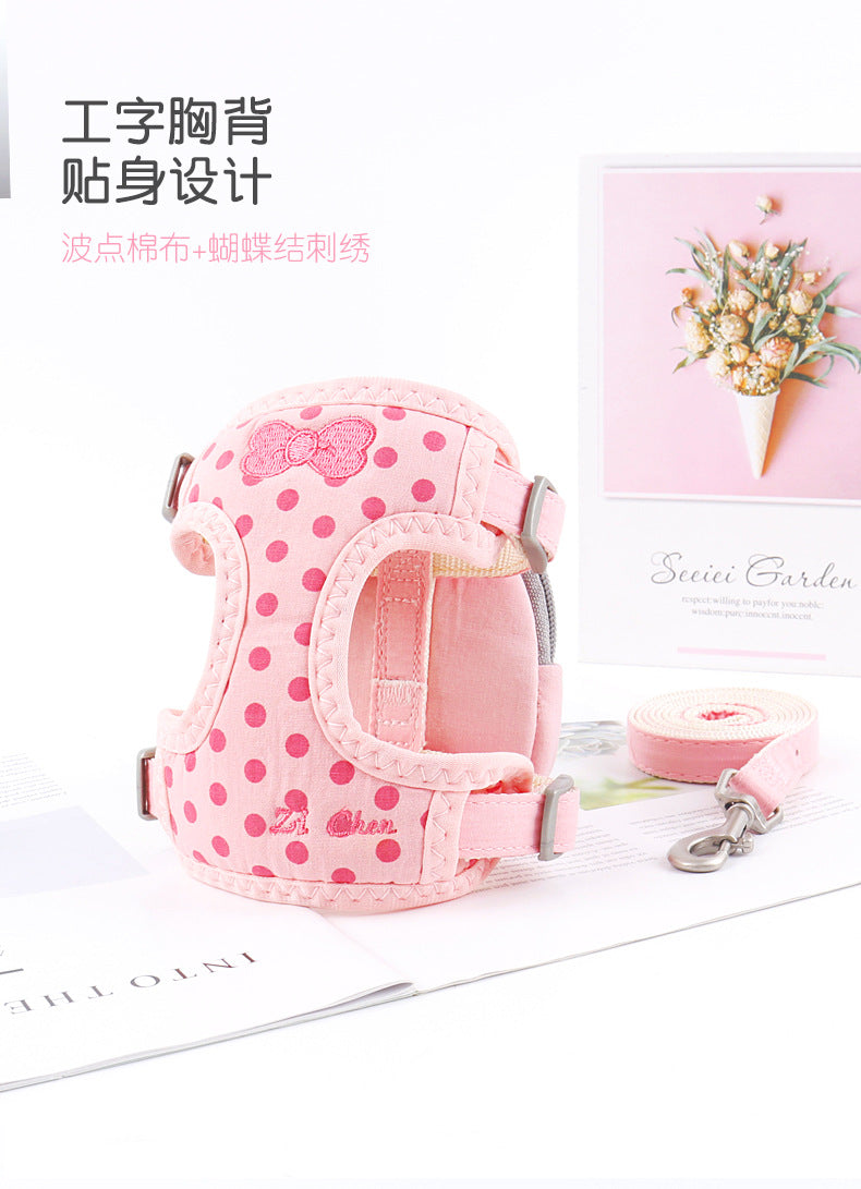 ハーネス 簡単装着 犬用 ペットハーネス 胴輪 ペット用品 猫用 ハーネスリードセット お出かけ 2点セット リード 軽量 シンプル ネコ用ハーネス お散歩 小型犬 リーシュ 犬用ハーネス 中型犬 1