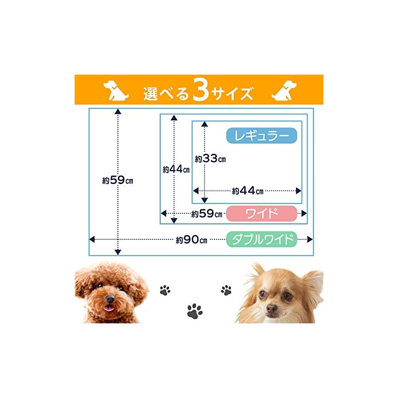 【即納】アイリスオーヤマ ペットシーツ 厚型 超吸収 抗菌 消臭 中型犬大型犬 12時間交換不要 ダブルワイド 20枚入