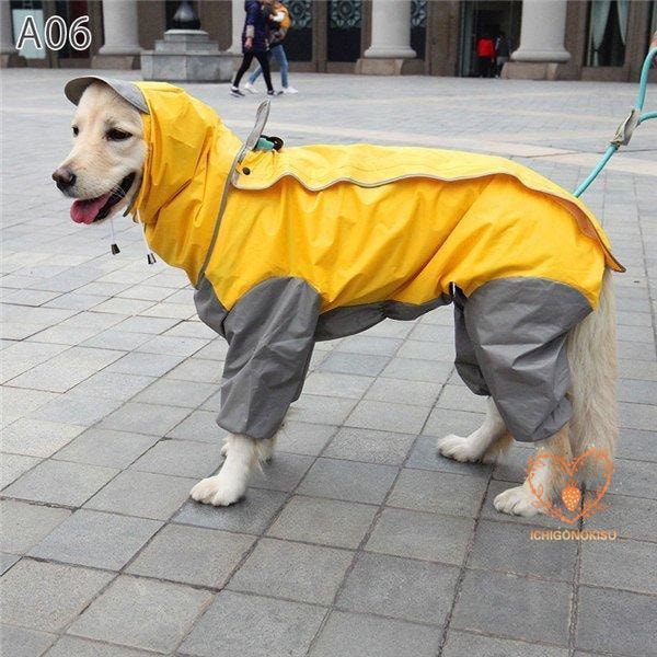犬用 防水服犬服 レインコート 犬服 レトリバー犬 犬レインコート 犬の服 ドッグウェア ゴールデン犬 雨具 犬用 防水服 防雨犬の服 小型犬/中型犬