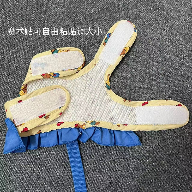 ペットのベストタイプの胸のストラップと紐を持って外に出ます メガ割ワンピースパンツトートバッグ