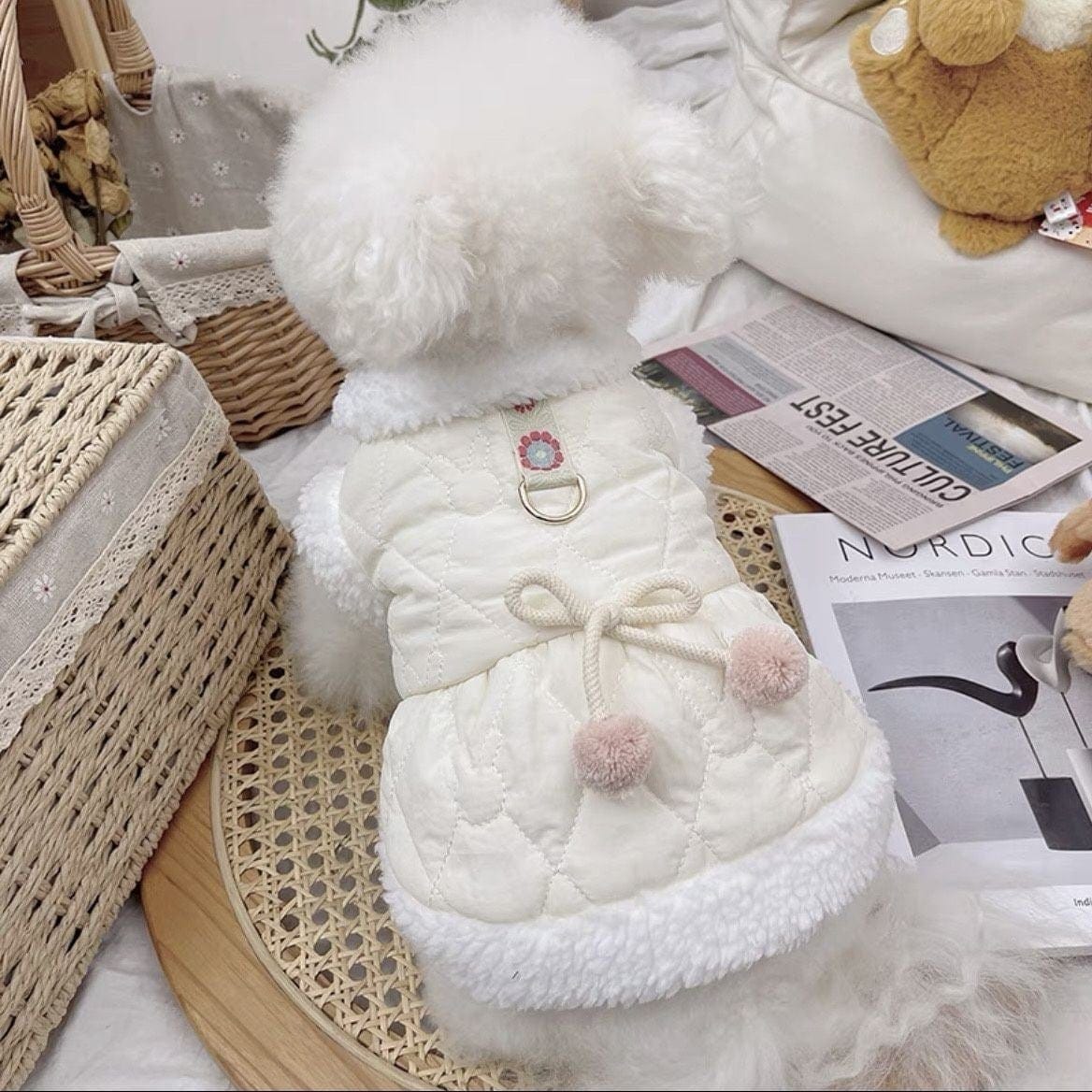新作入荷 犬 服 犬服 春 秋 ペット服 犬 洋服 ペット服春秋新作厚手綿コートジャケット犬猫暖かいカーディガン