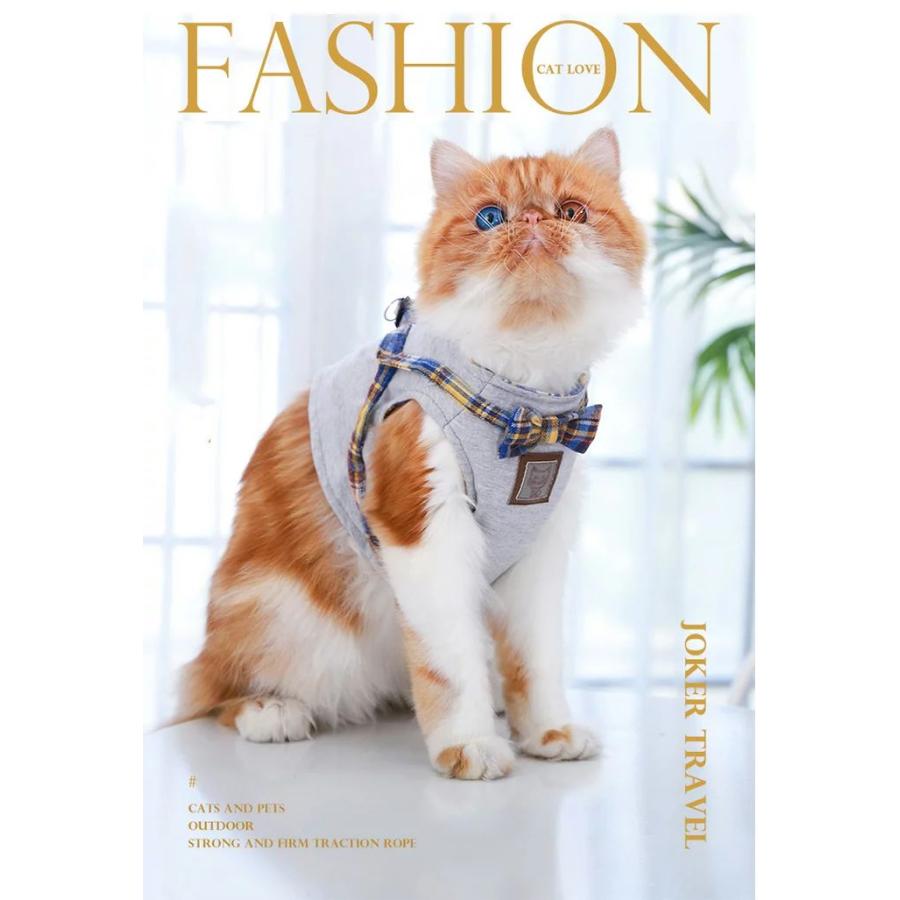 新商品プロモーション,数量限定 猫 犬 ハーネス リード ペット 服 ウェアハーネス 胴輪 キャット ドッグ リーシュ リボン猫 犬