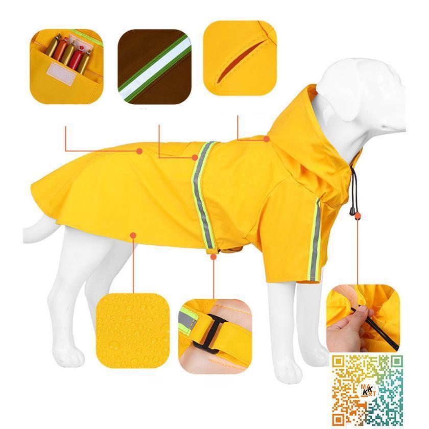 犬用 レインコート 中型犬 小型犬 雨具 カッパ 犬服 防水 ドッグ ペット服 お出かけ 防雨 ペットレイングッズ ドッグウエア ペットポンチョ 梅雨 散歩