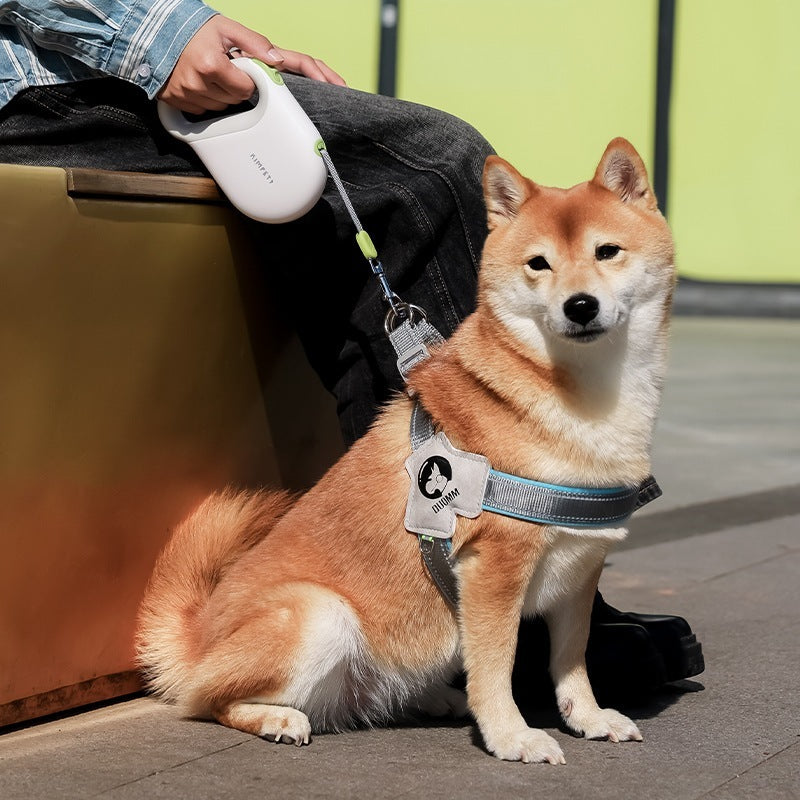 ペット牽引ロープ伸縮制御可能なドッグランロープ反射ロープ犬5m牽引器