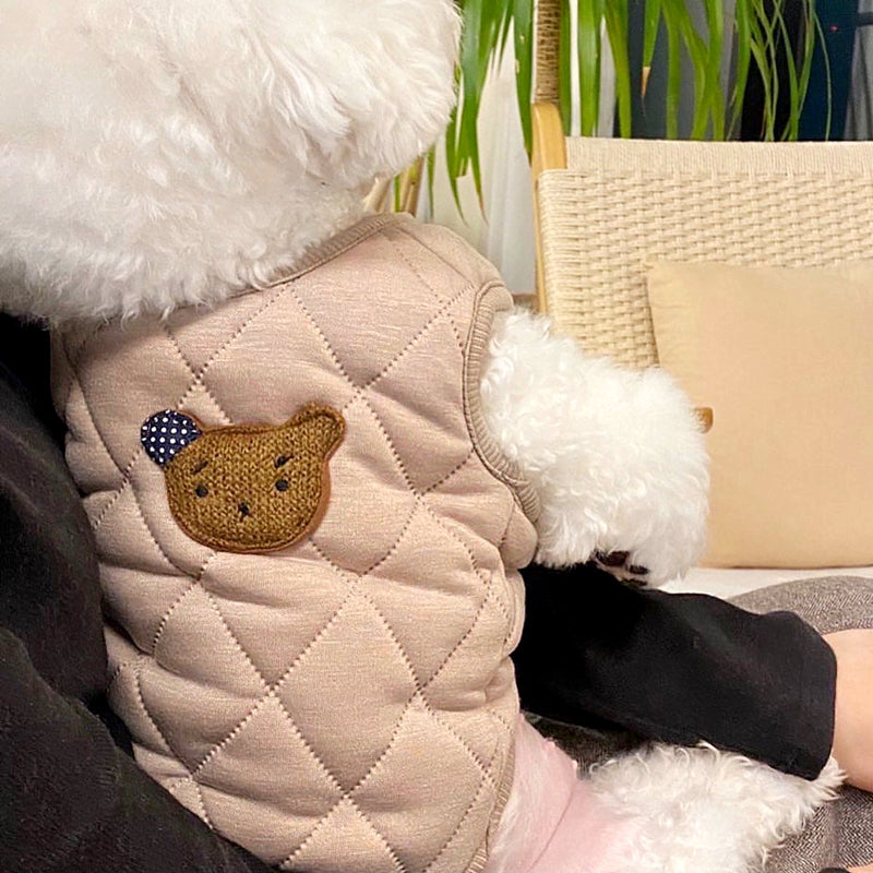 ペット服 犬の服 犬猫服 厚手 テディビーベア ヨークシャー 小中型犬 服 快適 ペット用品 犬用品 散歩 防寒 秋冬服