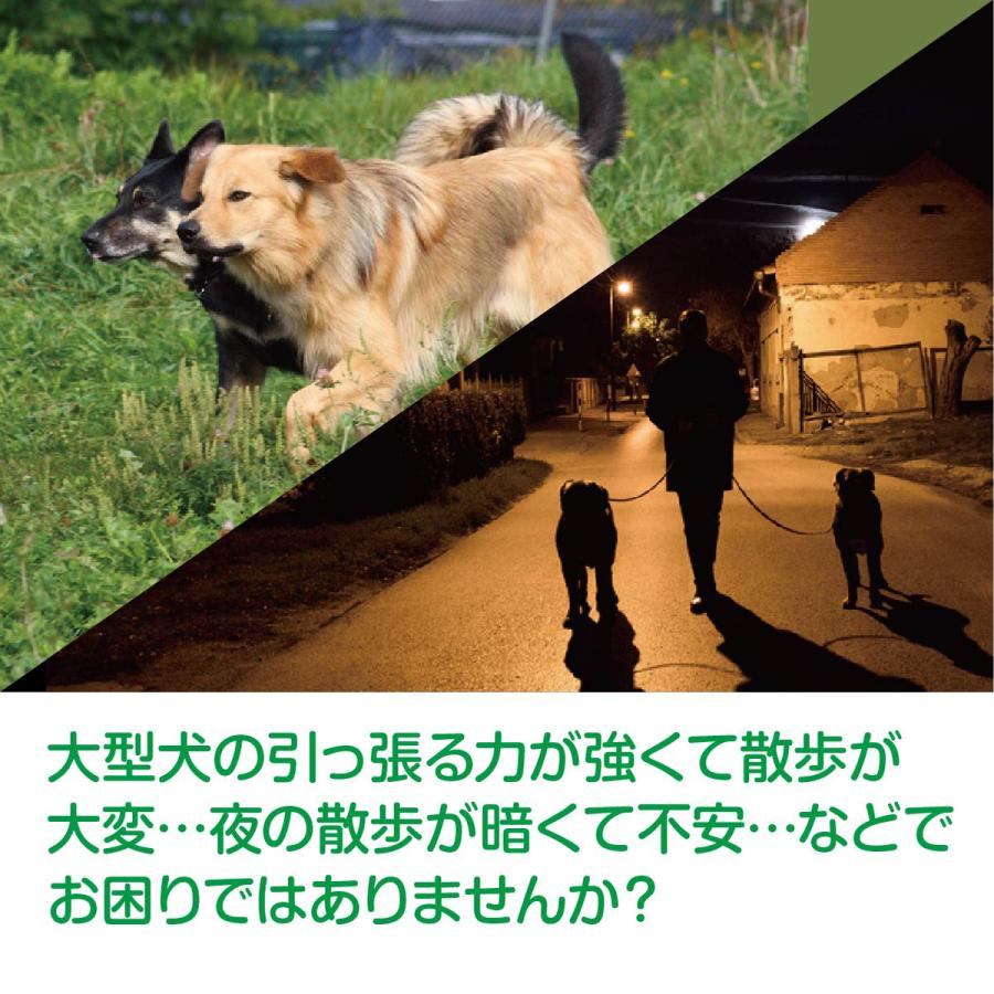 持ちやすい ロープ いぬ 太さ1.2cm かわいい 1.5m 犬 大型犬 反射材付き リード イヌ 犬用 丈夫 中型犬 小型犬 pet-lead02