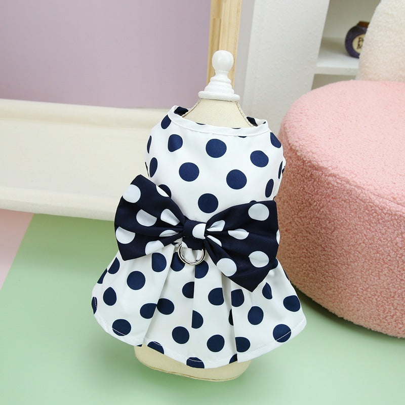 【新作犬猫服 登場】 犬服 ペット服 犬 洋服 ペット猫犬服夏薄型ペット服スカートリーシュスカート