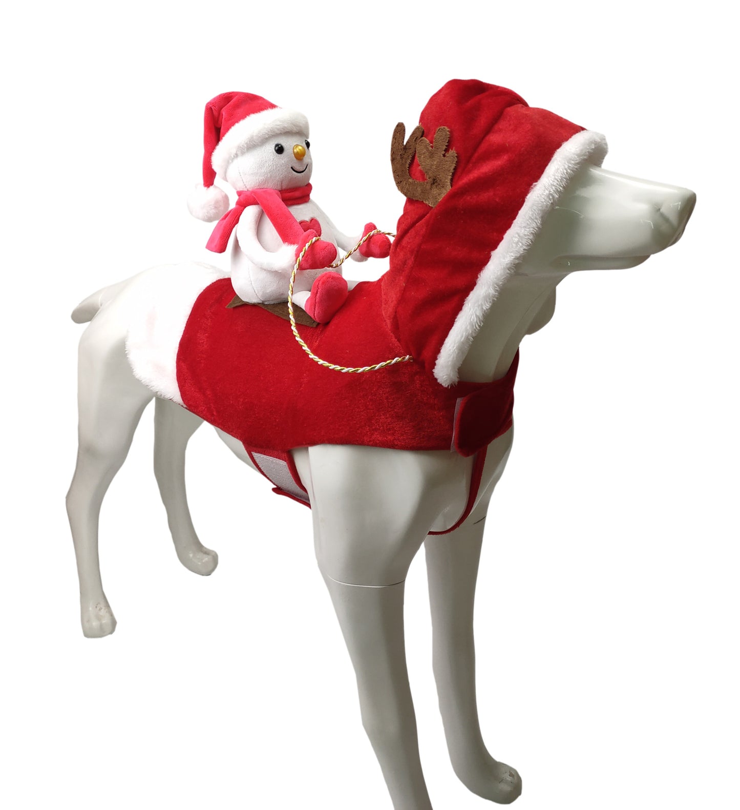 ペット犬クリスマス衣装サンタ乗馬スーツクリスマスペット服鹿乗馬スーツペットクリスマス用品