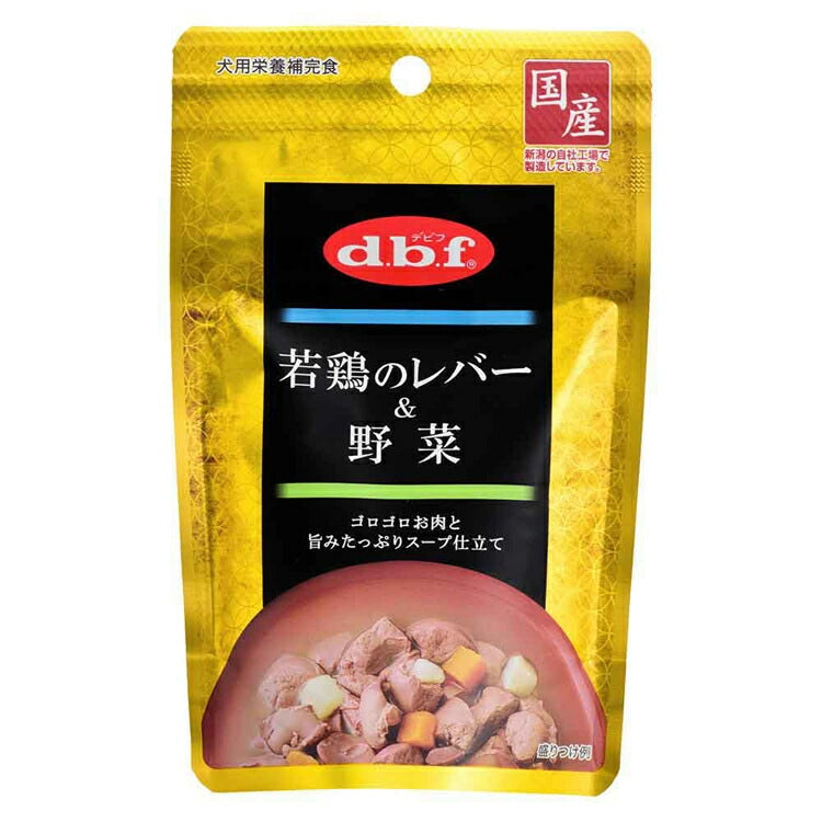 若鶏のレバー&野菜 100g×48 デビフペット