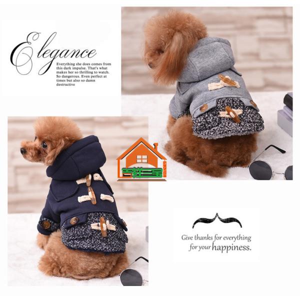 の主役級 ダッフルコート 犬服 犬の服 アウター コート ジャケット 裏起毛 ボア ドッグウェア服 おしゃれ 可愛い トイプードル チワワ 洋服