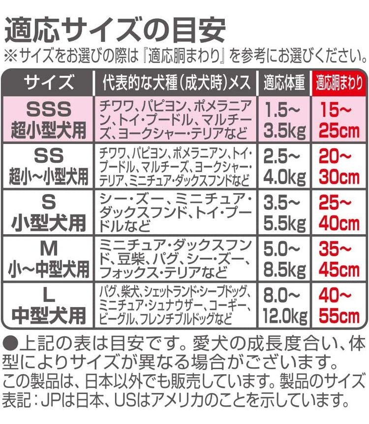 <a href="https://www.qoo10.jp/gmkt.inc/Search/brand.aspx?brandno=18151" target="_blank" class="title_brand" id="btn_brand" title="ユニ・チャーム">ユニ・チャーム</a>【2個セット】ユニチャーム マナーウェア 女の子用 SSSサイズ 42枚x2 超小型犬用 犬用おむつ マナーおむつ ペット用 まとめ売り セット売り まとめ買い