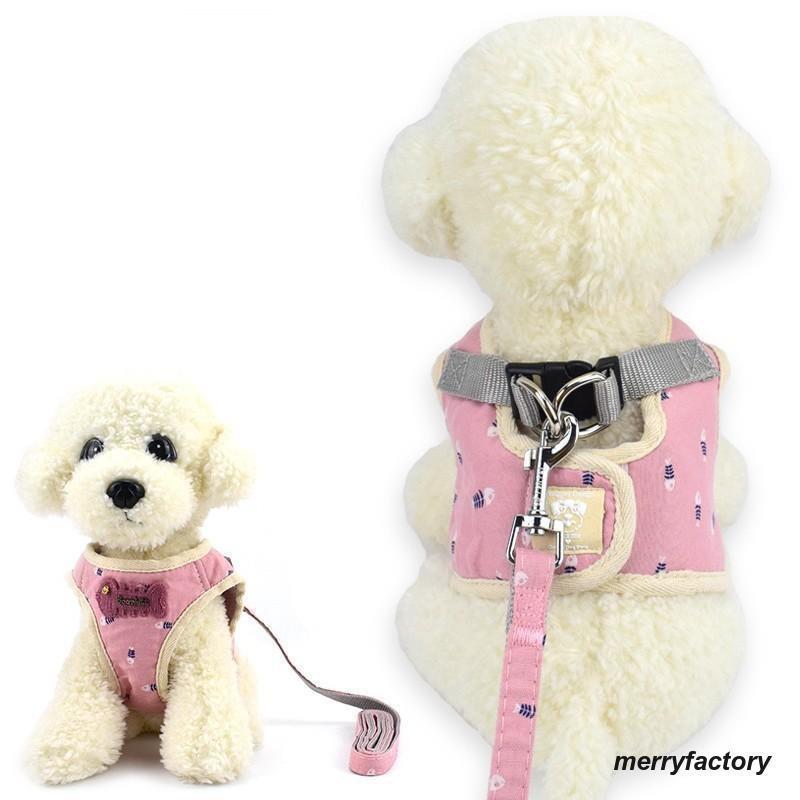 【激安販売】ハーネスリードセット 2点セット 犬用 猫用 胴輪 ハーネス リード 散歩紐 お散歩グッズ 簡単装着 メッシュ ベスト 胸当て ペット用 おしゃれ か