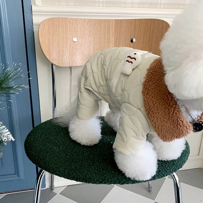 2025秋冬新作 ペット服 犬の服 犬猫服 テディビーベア ヨークシャー 小中型犬 服 快適 ペット用品 犬用品 散歩 防寒 秋冬服