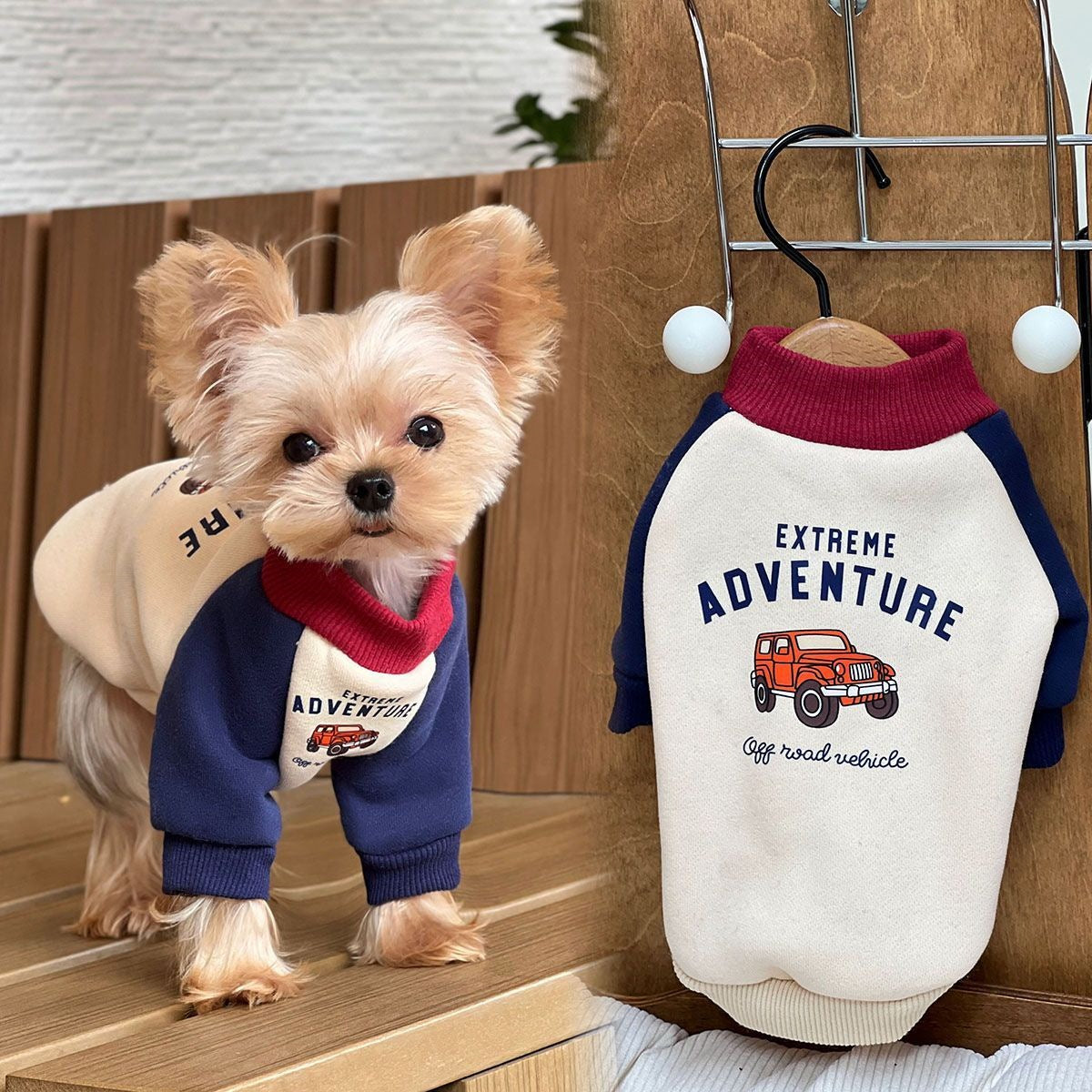 ペット 猫 犬の服 秋と冬 シュナウザーの服 パッチワーク タイド スウェット テディ ビションフリーゼ 犬 服 犬の服 犬 洋服 犬の服夏 犬洋服