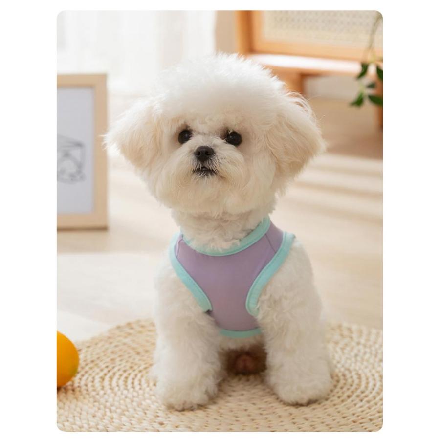 タイムセールタンクトップ 小型犬 犬用 犬服 クールウェア 犬服 ひんやり 涼感 犬服 夏服 春夏 熱中症対策 暑さ対策 涼しい 散歩 お出かけ 屋外 犬服 ペッ