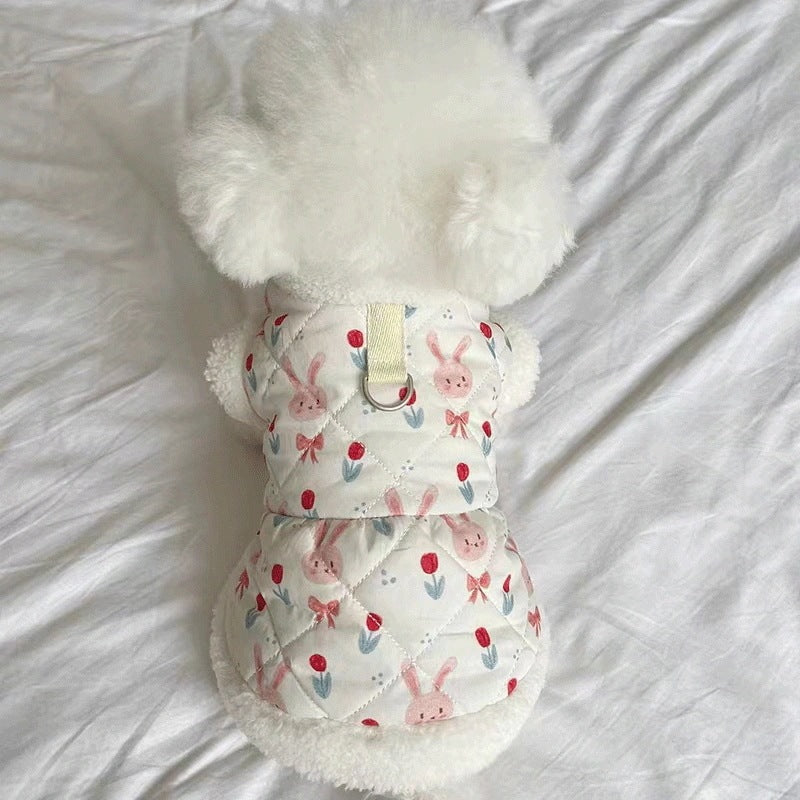 春と秋の犬服テディボーミペットのコキシナレビーベア秋 厚手 暖かい