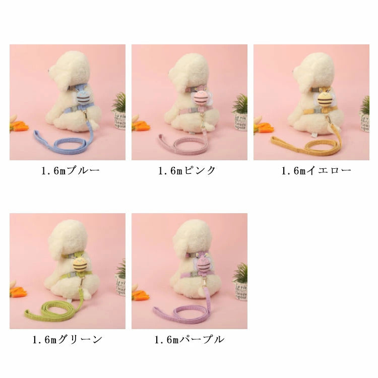 人気 犬 ペット キャット 猫 お出かけ 服 首輪 dog ドッグ メッシュ ベストハーネス ソフトハーネス ウェアハーネス 小型犬 犬用 犬具 胴輪 ハーネス リードセット ドッグ リード付 ペット