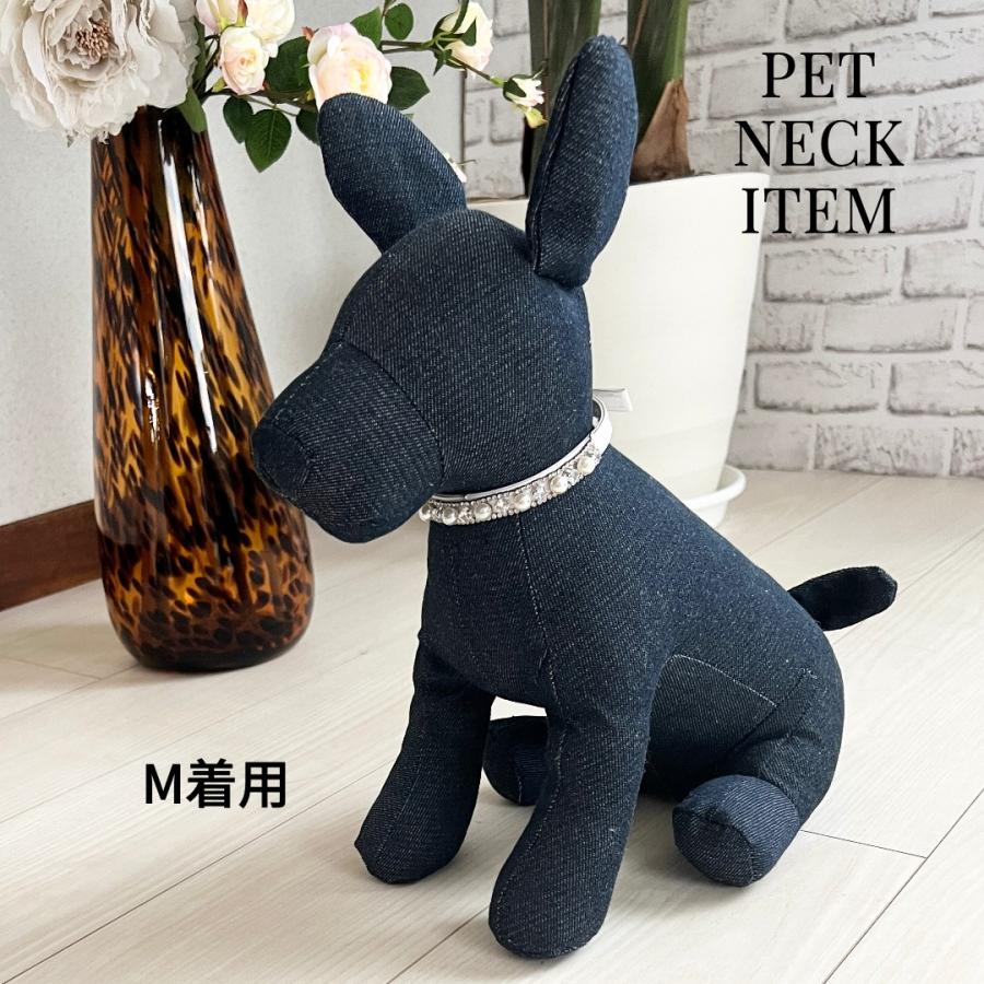 キラキラ pet Accessory ペットアクセサリー チョーカー おしゃれ首輪 neck 猫用首輪 パール 首輪 犬用首輪