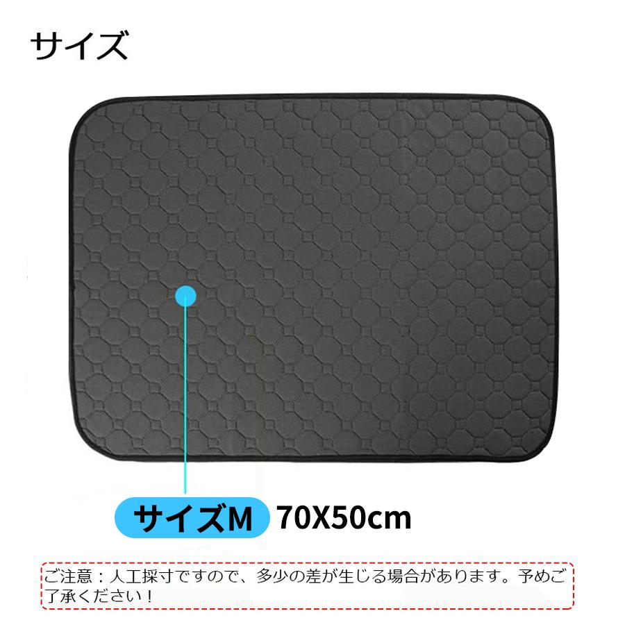 ペット用おしっこマット ペットマット トイレシート 下敷き マット 五重構造 防水 速乾 消臭 滑り止め 介護 小型 中型 犬猫 犬用 丸ごと洗える